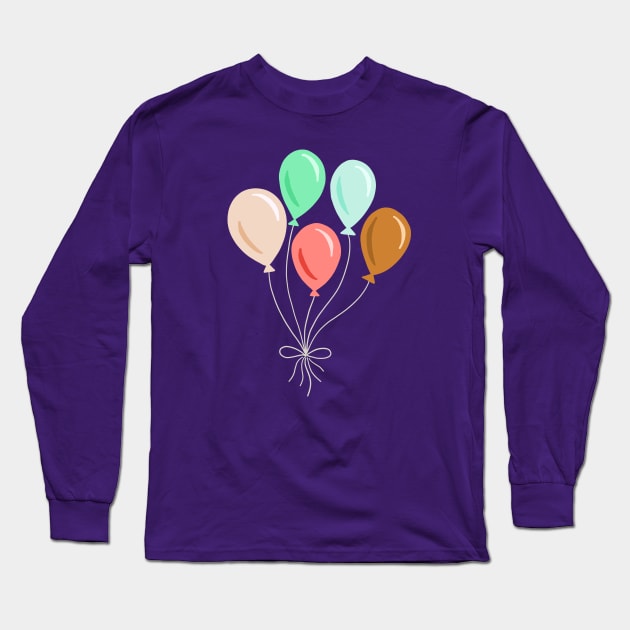 Balloon party Long Sleeve T-Shirt by Rebelform